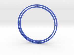 Bracelet in Blue Processed Versatile Plastic