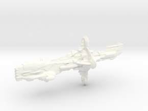 Eve Online Hyperion Ship  in White Processed Versatile Plastic