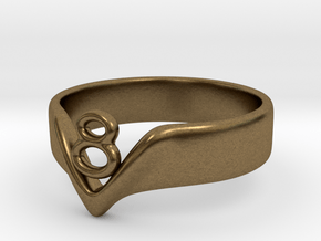 Ring3-size7 in Natural Bronze