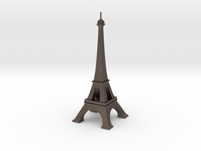 Eiffel Tower in Polished Bronzed Silver Steel