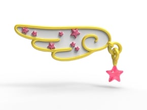 Card Captor Sakura: Cosplay Barrette in White Natural Versatile Plastic