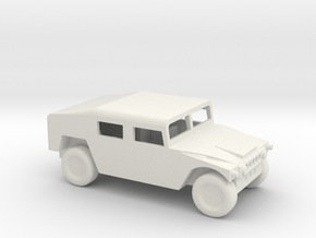 1/144 Scale M1025 Humvee Command in White Natural Versatile Plastic