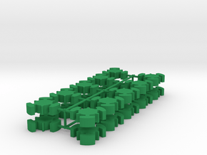 Game Piece, Imperial Republic Station, 20-set in Green Processed Versatile Plastic