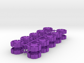 Game Piece, Clone Masters Station, 20-set in Purple Processed Versatile Plastic