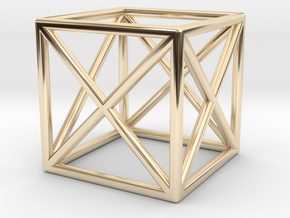 CUBE Nº 1 RING in 14K Yellow Gold: 7 / 54
