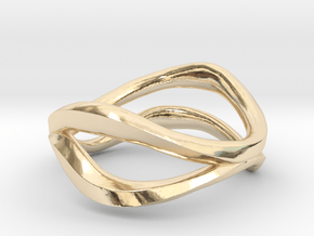 Dual Ring in 14K Yellow Gold: 5 / 49