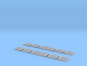 N Gauge Polymer Anti-trespass Panels Streamline 55 in Smooth Fine Detail Plastic: 1:148
