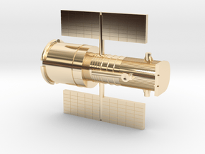 012I Hubble Partially Deployed - 1/500 in 14k Gold Plated Brass