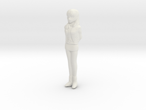 1/24 Spectator Lady in White Natural Versatile Plastic