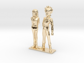 1/64 Racing Driver Couple in 14K Yellow Gold