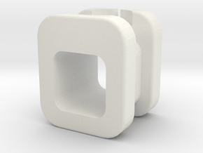 Apple Watch Charging Adapter in White Natural Versatile Plastic