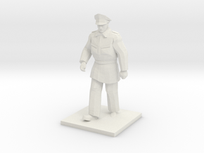 Police Walking (Winter in Gotham), Multiple Scales in White Natural Versatile Plastic: 1:87.1