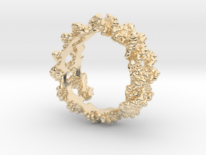 DNA Ring in 14k Gold Plated Brass: 5 / 49