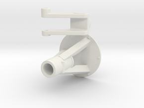M4 Mount and swivel 1/24 in White Natural Versatile Plastic