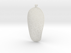 Mashrabiya pendant in White Natural Versatile Plastic