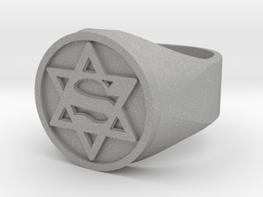 Ring US 12 Super Jew Signet  in Aluminum