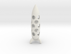 Rocket 'N' Roller (Two Parts) in White Natural Versatile Plastic