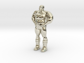 Thanoseid custom Heroclix in 14k White Gold