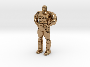Thanoseid custom Heroclix in Polished Brass