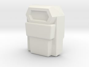 Mainframe, Leader Face (Titans Return) in White Natural Versatile Plastic