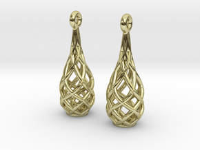 Earring Special A in 18k Gold Plated Brass