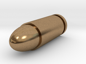 2.7mm Bullet in Natural Brass