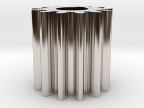 Cylindrical gear Mn=1 Z=13 AP20° Beta0° b=15 HoleØ in Platinum