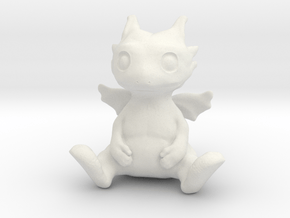 toothless in White Natural Versatile Plastic