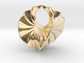 Hyperbole 03 Pendant in 14k Gold Plated Brass