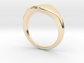 AS JEWELRY in 14k Gold Plated Brass: Extra Small