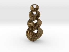 Hyperbole Chain Pendant in Natural Bronze (Interlocking Parts)
