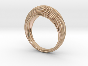 EYE Ring in 14k Rose Gold Plated Brass: Medium