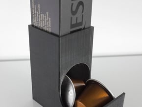 Nespresso Capsule Dispenser in Black Natural Versatile Plastic