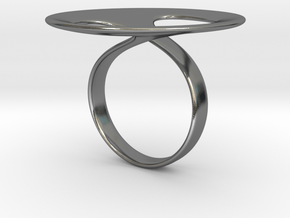 Ring tondo in Polished Silver: 5 / 49