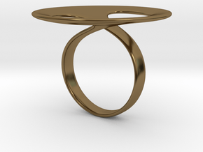 Ring tondo in Polished Bronze: 5 / 49