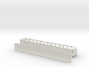 CIWL Schlafwagen Komplett Scale TT 1/120 1-120 1:1 in White Natural Versatile Plastic: 1:120