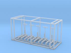 US Switch Stand Z Scale in Smooth Fine Detail Plastic