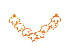 Necklace in Orange Processed Versatile Plastic