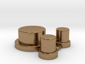 Alpinetech Style Actuators in Natural Brass