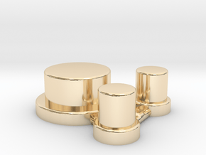 Alpinetech Style Actuators in 14K Yellow Gold