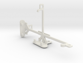 HTC One M9s tripod & stabilizer mount in White Natural Versatile Plastic