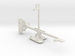 LG G3 S Dual tripod & stabilizer mount in White Natural Versatile Plastic