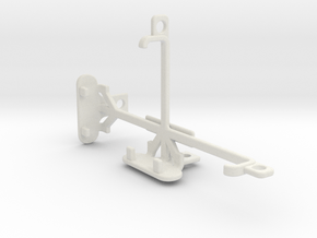 LG Tribute 2 tripod & stabilizer mount in White Natural Versatile Plastic