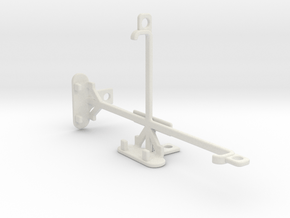 Samsung Galaxy Note 4 Duos tripod mount in White Natural Versatile Plastic