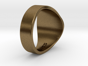 Superball Curry Ring S10 in Natural Bronze