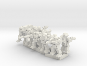 Warplated Squad in White Natural Versatile Plastic