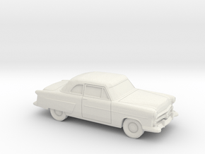 1/87 1952 Ford Crestline Coupe in White Natural Versatile Plastic