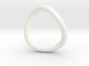 BFF collection - ring, size 6 in White Processed Versatile Plastic