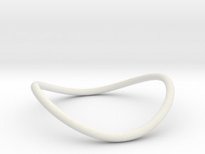 BFF collection - bangle  in White Natural Versatile Plastic