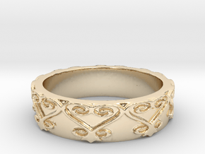 Sankofa Ring Size 7 in 14K Yellow Gold